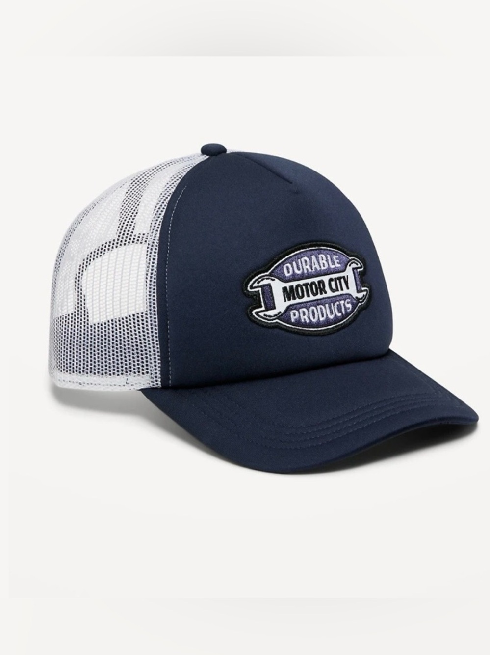 Navy and White Trucker Cap